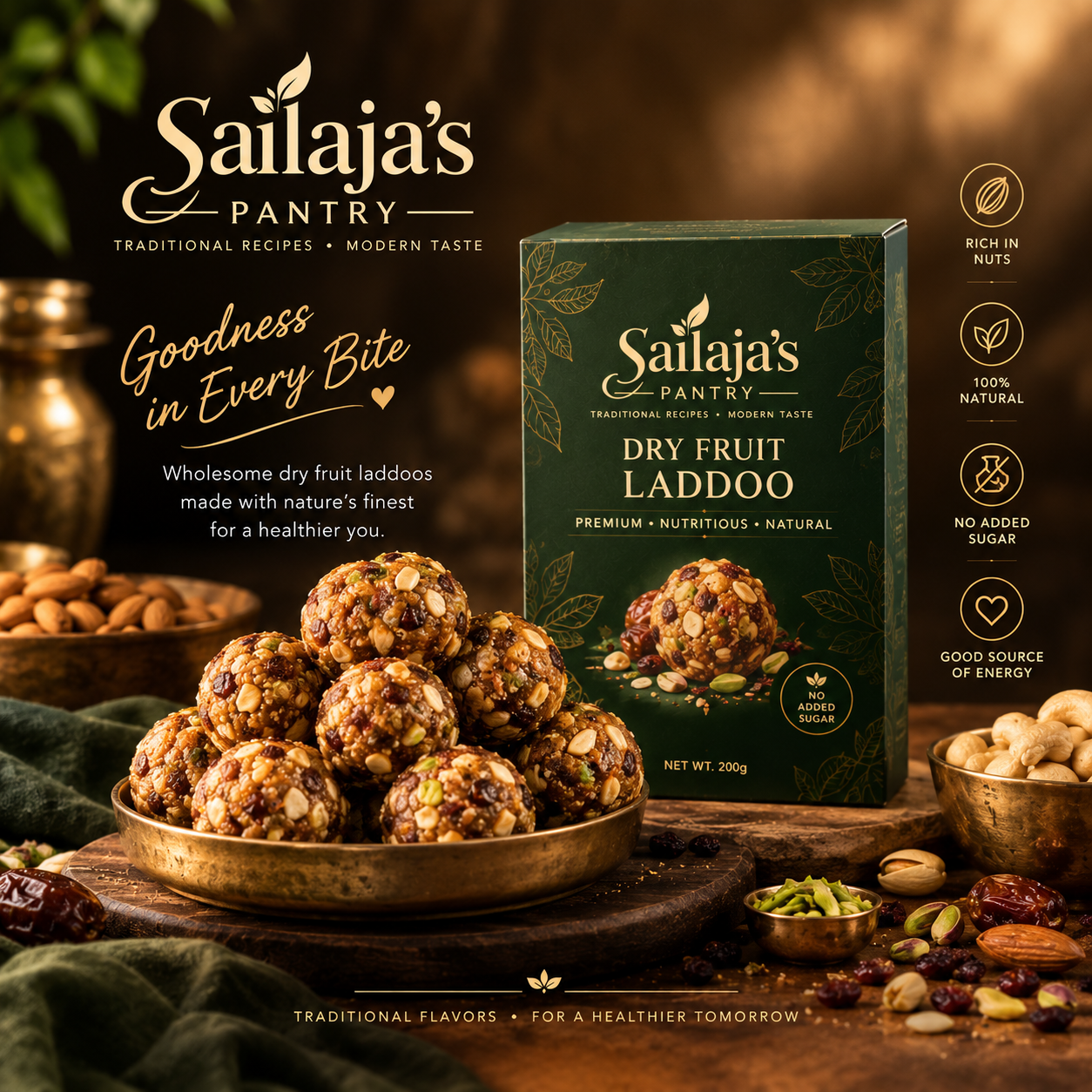Dry Fruit Laddoo